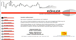 Desktop Screenshot of koehlerffm.de